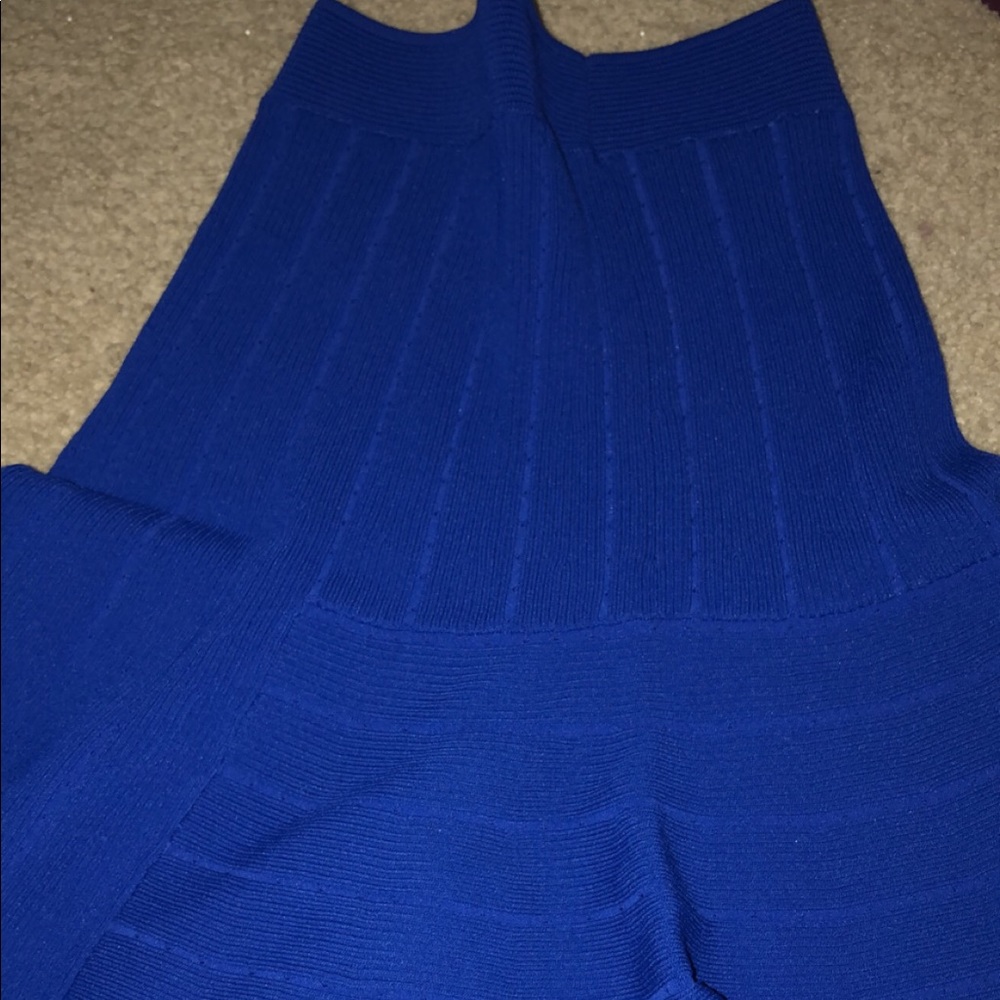 Blue High waisted skirt